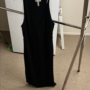 Leith Black V-Neck Dress